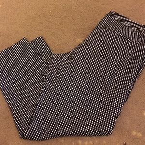 Patterned cropped pants