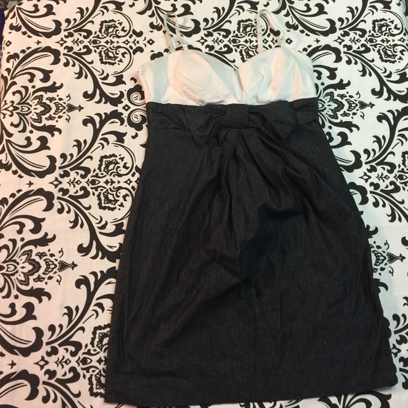 Dress-dark denim color