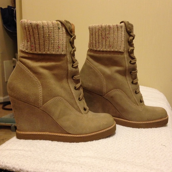Cozy Wedge Booties