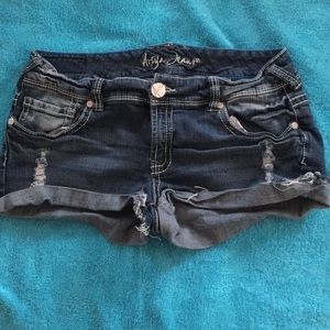 Denim shorts