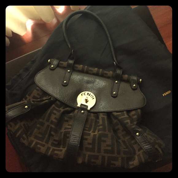 Fendi Handbags - Authentic Fendi Zucca Bag