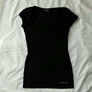 Super soft Bebe tee, size XS, black