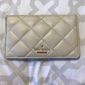 Kate Spade cream colored  leather wallet