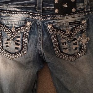 Cute pair of Miss me jeans, size 25 asking $45