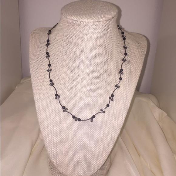Small black necklace