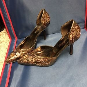 Beautiful beaded heels