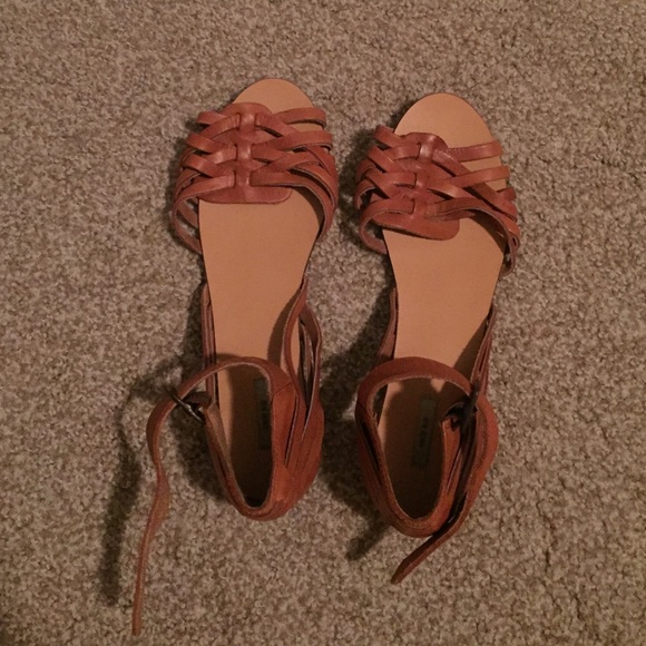 Brown Leather Sandal - Picture 1 of 2