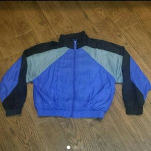Vintage retro windbreaker Sz L