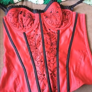Red corset!