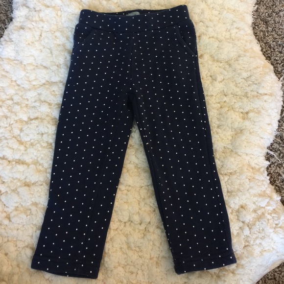 Gap Polka Dot Sweat Pants With Pockets
