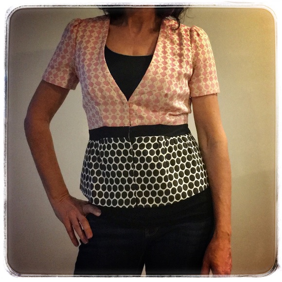 Elevenses peplum jacket for Anthropologie size 4 - Picture 1 of 4