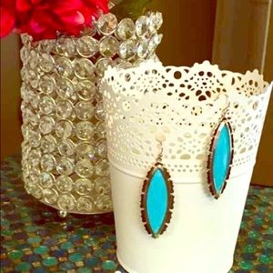 Kendra Scott Turquoise Earrings.