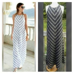 J Crew linen maxi dress