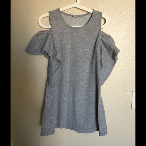 Off-shoulder mini dress