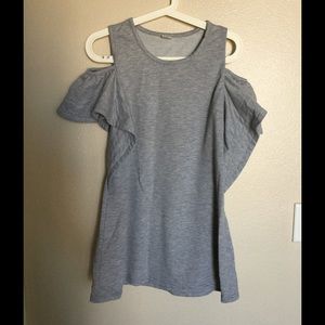 Off-shoulder mini dress