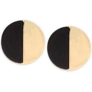 LAST PAIR! Colorblock Disc Earrings