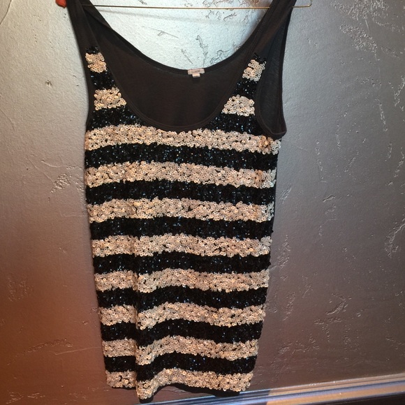J Crew sequined tank top!