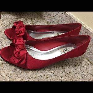 RSVP satin kitten heel(1 1/2 inch high)