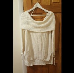 Oversized cowl neck sweater