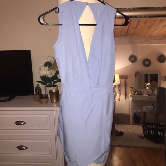 Tobi Deep V Blue Romper 🌻