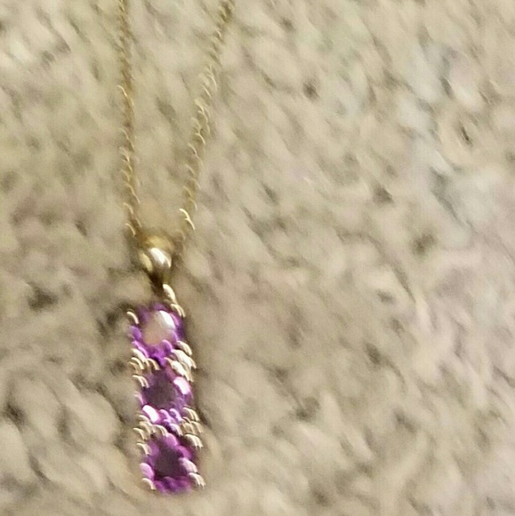 Premier Design Sterling Silver Gemstone Necklace