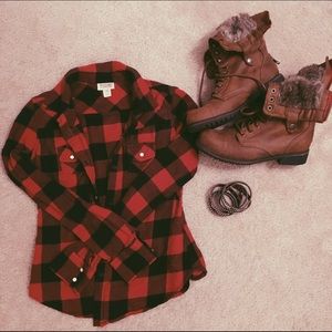 ⚡️SALE⚡️ Lumberjack Flannel button down shirt 💪🏻