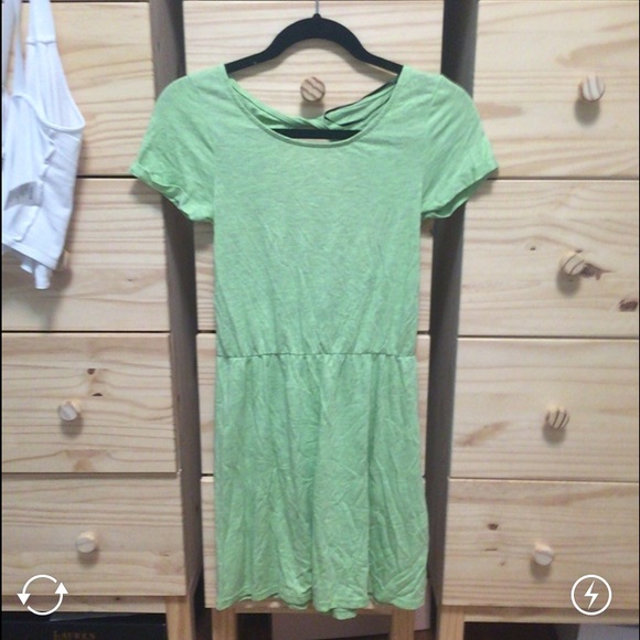 Cutout Back Skater Dress