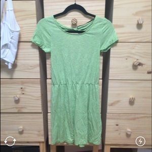 Cutout Back Skater Dress