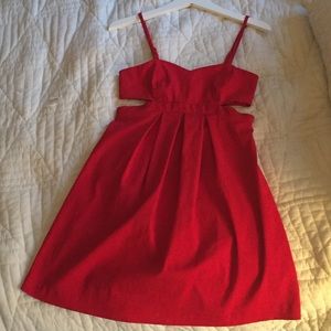 Red Sparkle & Fade dress
