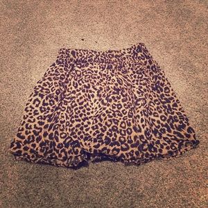 Victoria Secret Cheetah Print Skirt