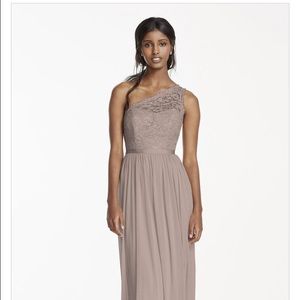 ❤️❤️SOLDD❤️❤️Long One Shoulder Lace Bridesmaid