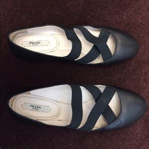 Prada flats, black