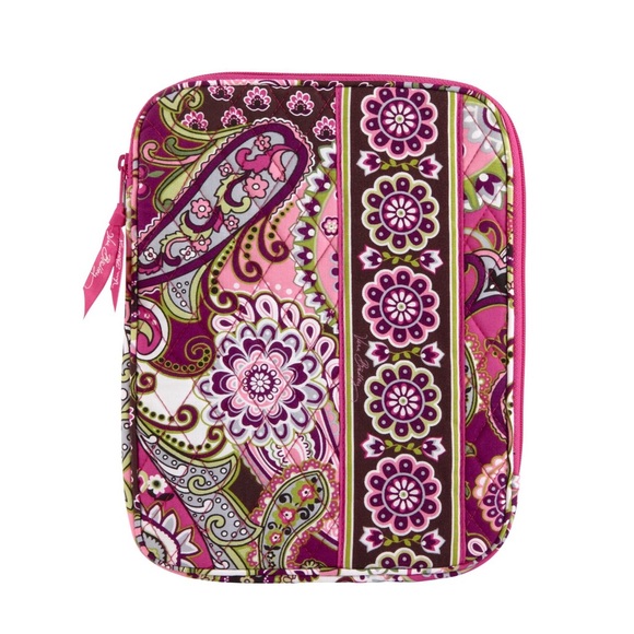 •Vera Bradley Very Berry Paisley Tablet Sleeve• - Picture 1 of 4