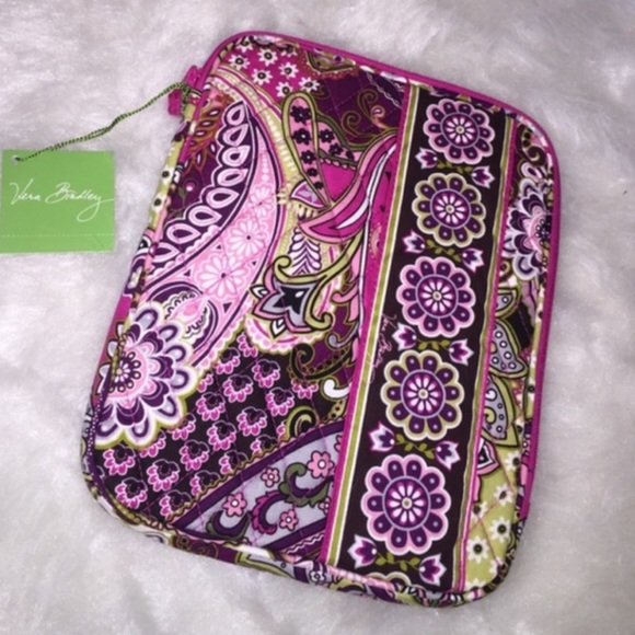 •Vera Bradley Very Berry Paisley Tablet Sleeve• - Picture 2 of 4