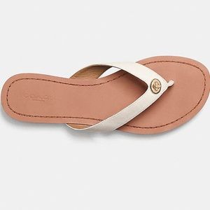 Coach 🌺 Sold 🌺 Shelly Leather Sandals