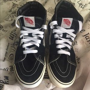 Vans High Top, black suede,