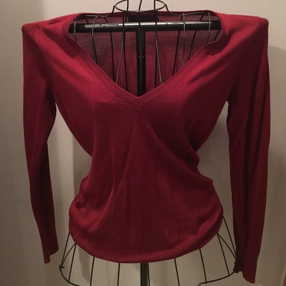 Red sweater from The Limited