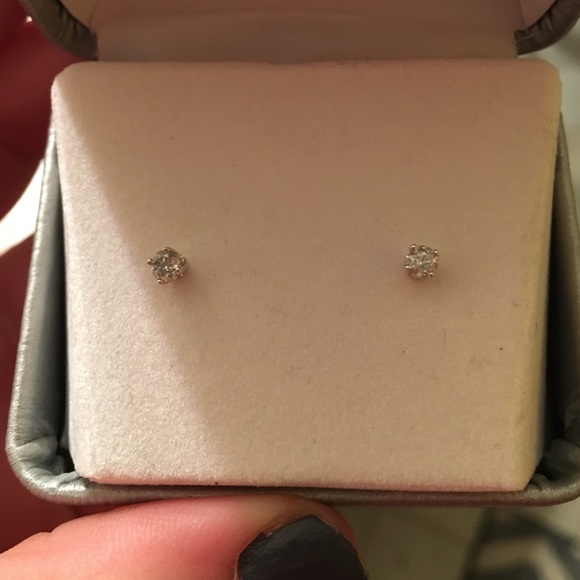 💎diamond stud earrings💎 - Picture 4 of 5