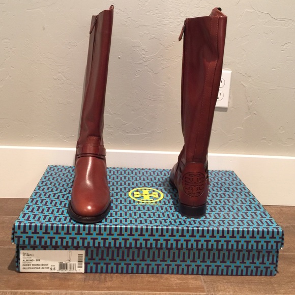 Tory Burch Riding Boots - Brown