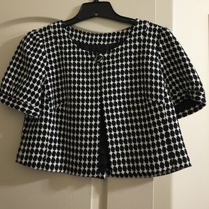 Ann Taylor Loft Cropped Jacket