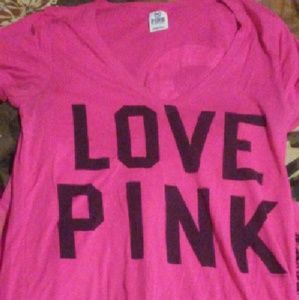 Victoria's Secret Pink v-neck t_shirt