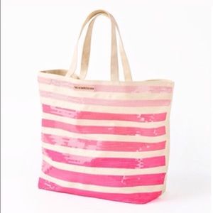 Victoria's Secret NWT Ombré Sequin Tote Bag