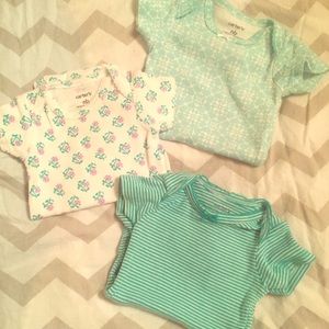 Three Carter's Onesies