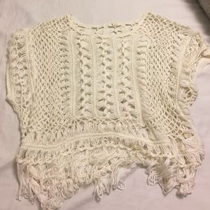 Knit t shirt sweater