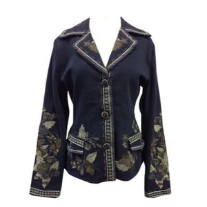 Navy Paparazzi Blazer Jacket