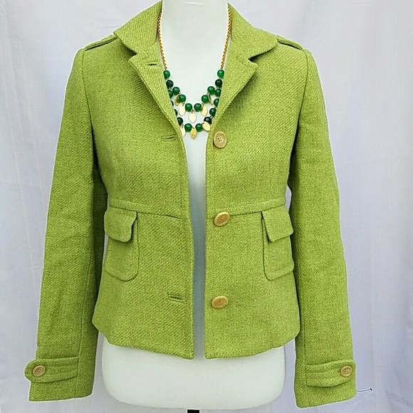 Wool Blend Blazer Coat - Picture 1 of 4