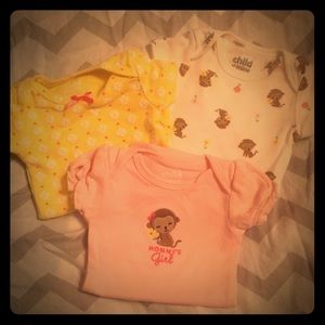 Three Matching Onesies