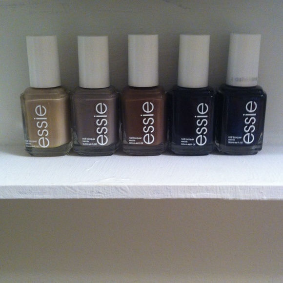 Lot of 5 Essie nail polishes