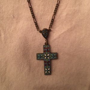 Top Shelf Jewelry- Copper Cross Necklace