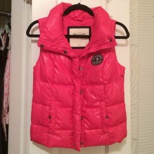 Abercrombie + Fitch Pink Plush Vest